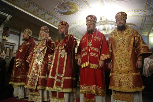 Празнична Литургија у храму на Крви у Екатеринбургу (07.02.2021)