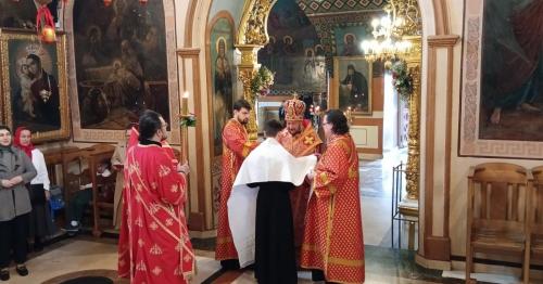 Света Литургија у понедељак Светле седмице (17.04.2023)