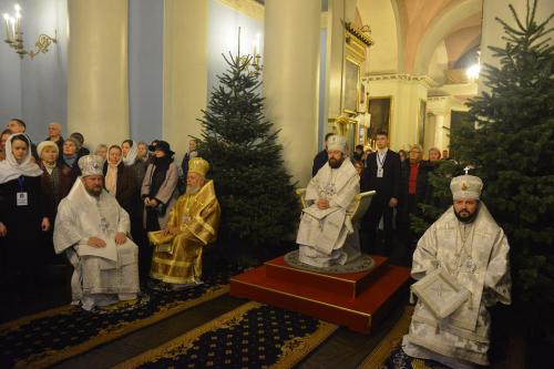 Литургија на 18. годишњицу хиротоније Митрополита волоколамског Илариона (14.01.2020)