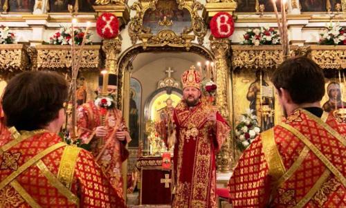 Васкрс на Подворју СПЦ у Москви (19.04.2020)