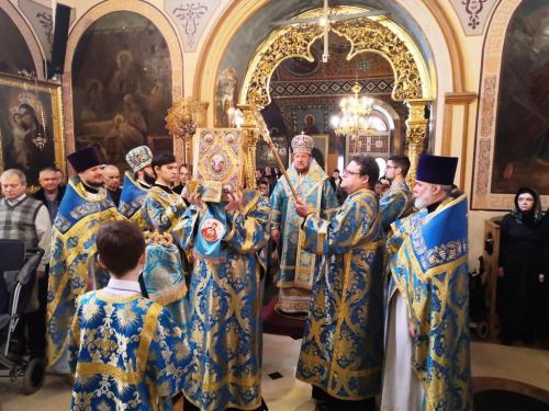 Празник Сретења Господњег у Подворју СПЦ у Москви (15.02.2020)