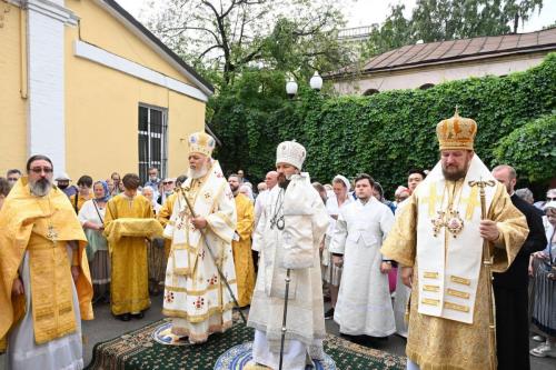 Литургија у Антиохијском подворју у Москви (26.07.2021)