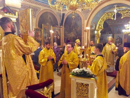 Свеноћно бденије у суботу 09. новембра 2019. године