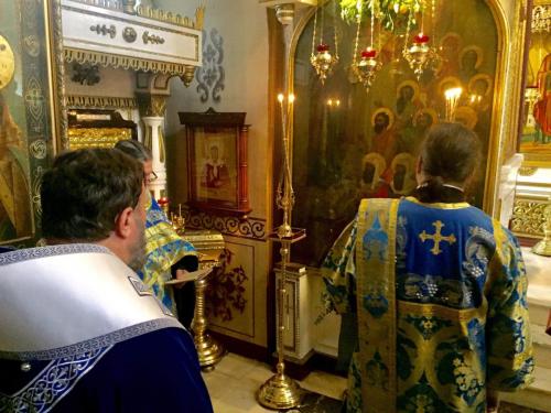 Бденије уочи празника Богољубске иконе Пресвте Богородице (30.06.2019)