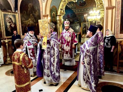 Литургија на празник Усековања главе Светог Јована Крститеља (11.09.2018)