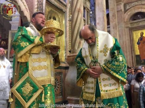 Воздвижење у Храму Христовог Васкрсења (27.09.2019)