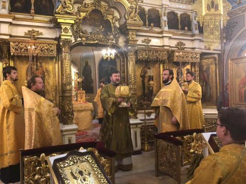 Света Литургија у Недељу 28.10.2018. год.
